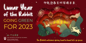 Hop into the Lunar Year of the Rabbit: Going Green with the Chinese Language Program!